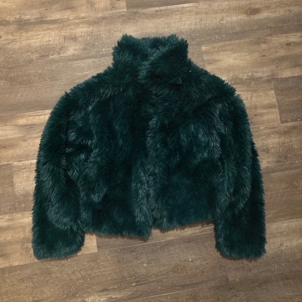 Faux fur jacket